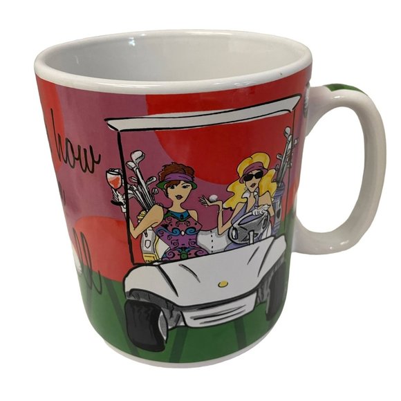 Vintage Collectible Coffee Mugs Cups This Is How We Roll Women Besties Golf 5 1/ - Picture 6 of 8